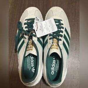 Adidas Originals SL 72 OG Green and Cream Sneakers